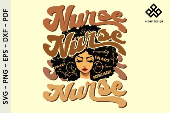 Afro Nurse SVG: Graphics & Illustrations