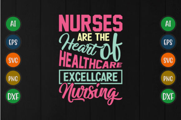 Healthcare Excellcare Nursing, Nurse Svg Graphics