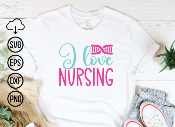 I Love Nursing, Nurse Svg Bundle