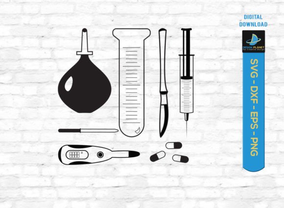 Medical Tool Clipart for Graphics and Illustrations