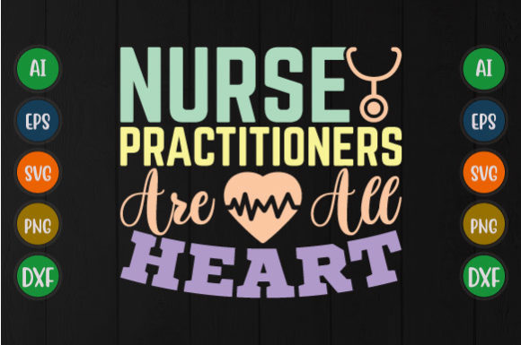 Nurse Practitioners, Heart Nurse Svg Graphics