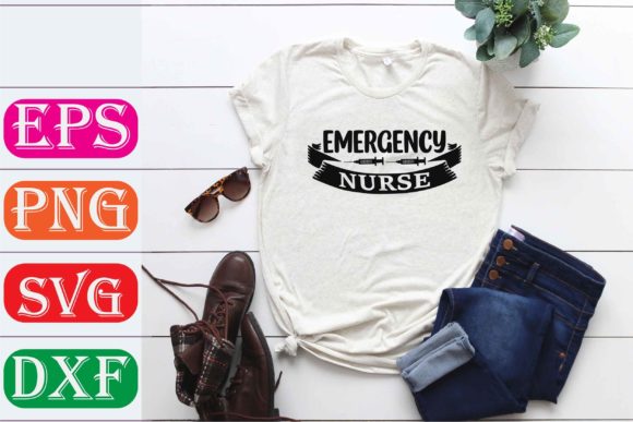 Nurse SVG Design. Emergency Nurse