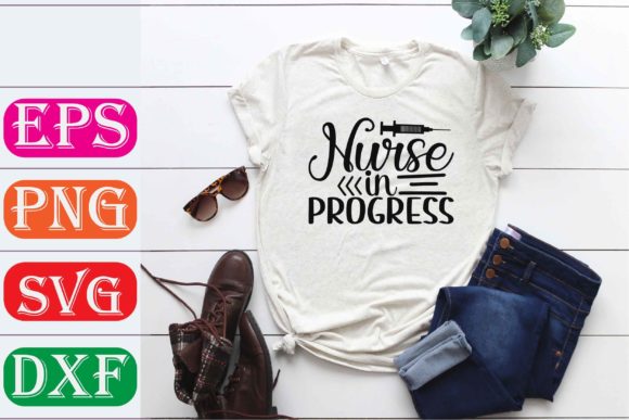 Nurse SVG Design. Nurse in Progress