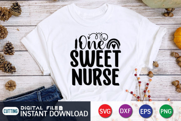 One Sweet Nurse Svg Cut File, Nurse SVG