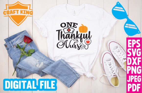 ONE THANKFUL NURSE Svg